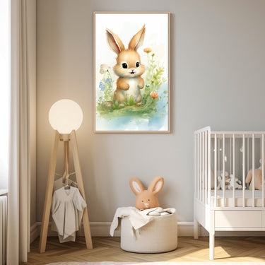 Colorful Rabbit Painting